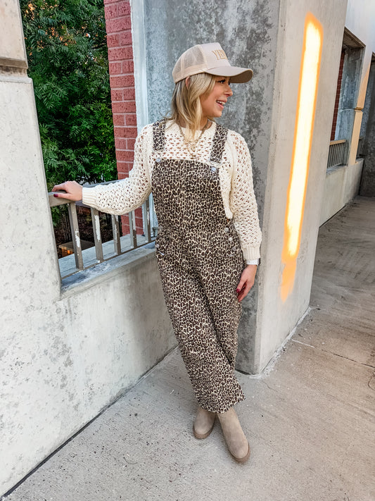 Stunning Leopard Overalls