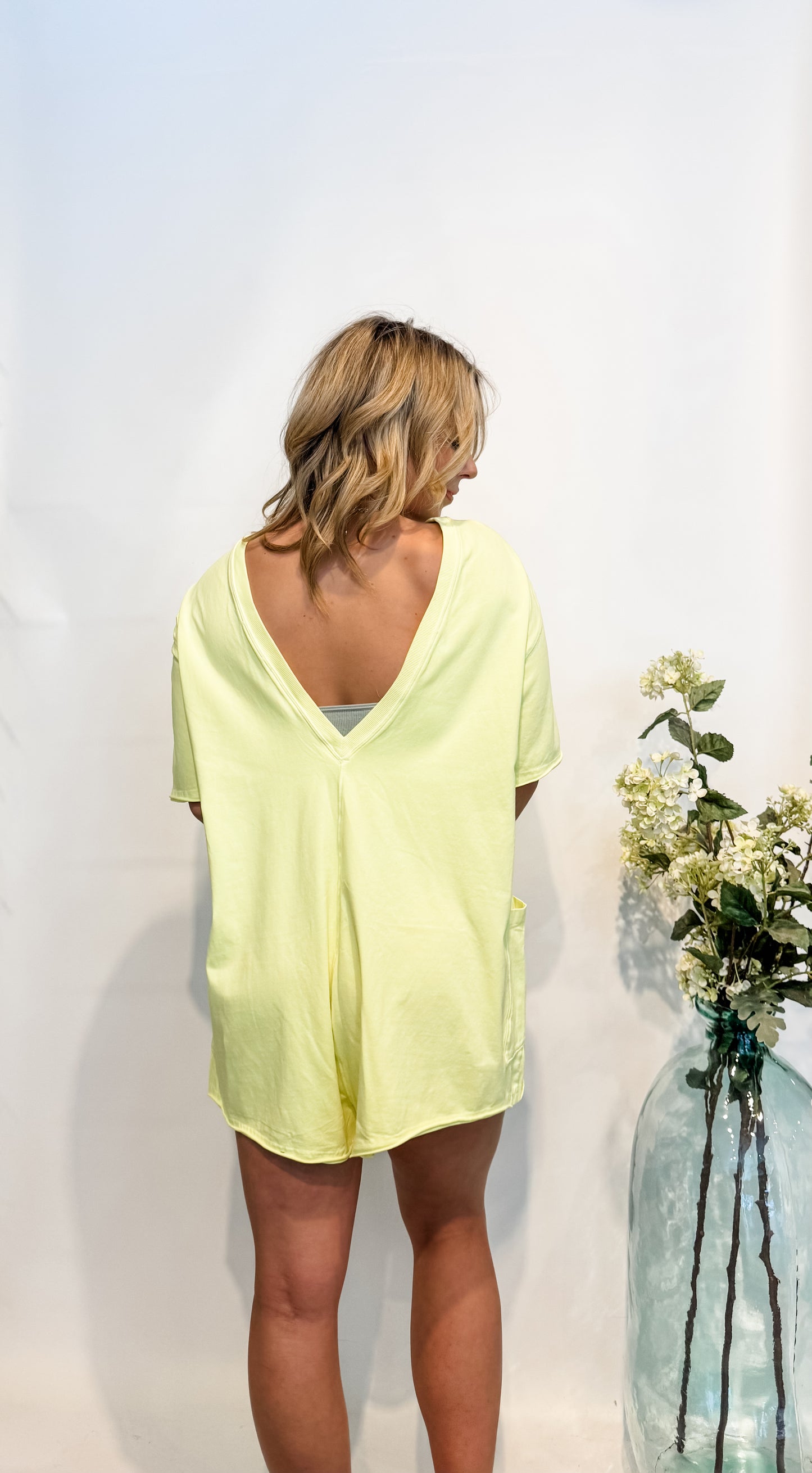 FP Hot Shot Tee Romper Sour Citrus