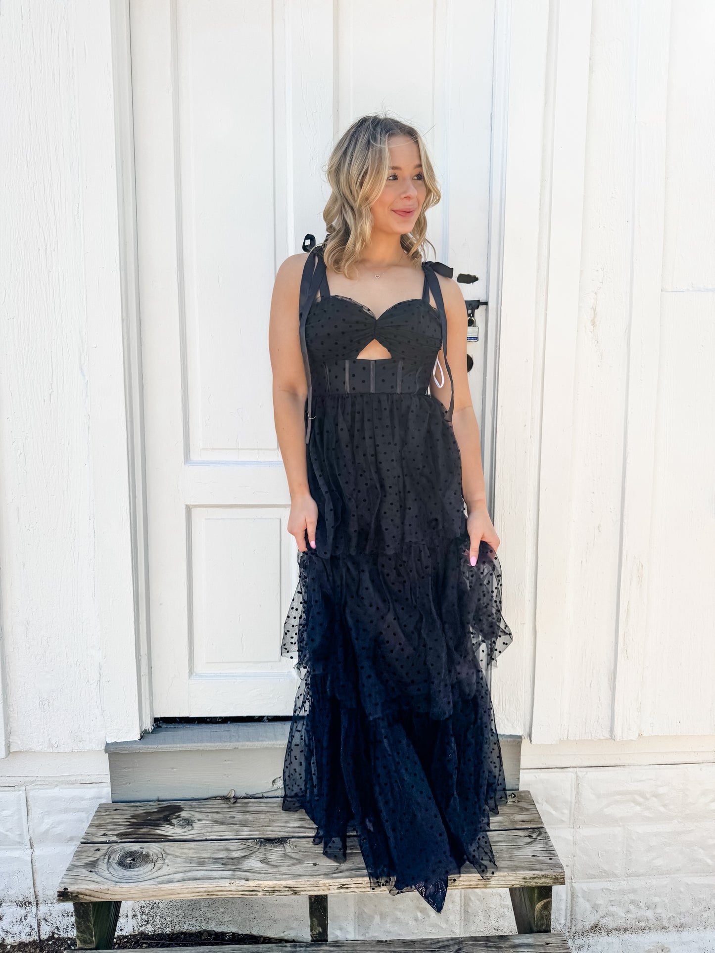 LULUS Billie Keyhole Cutout Maxi