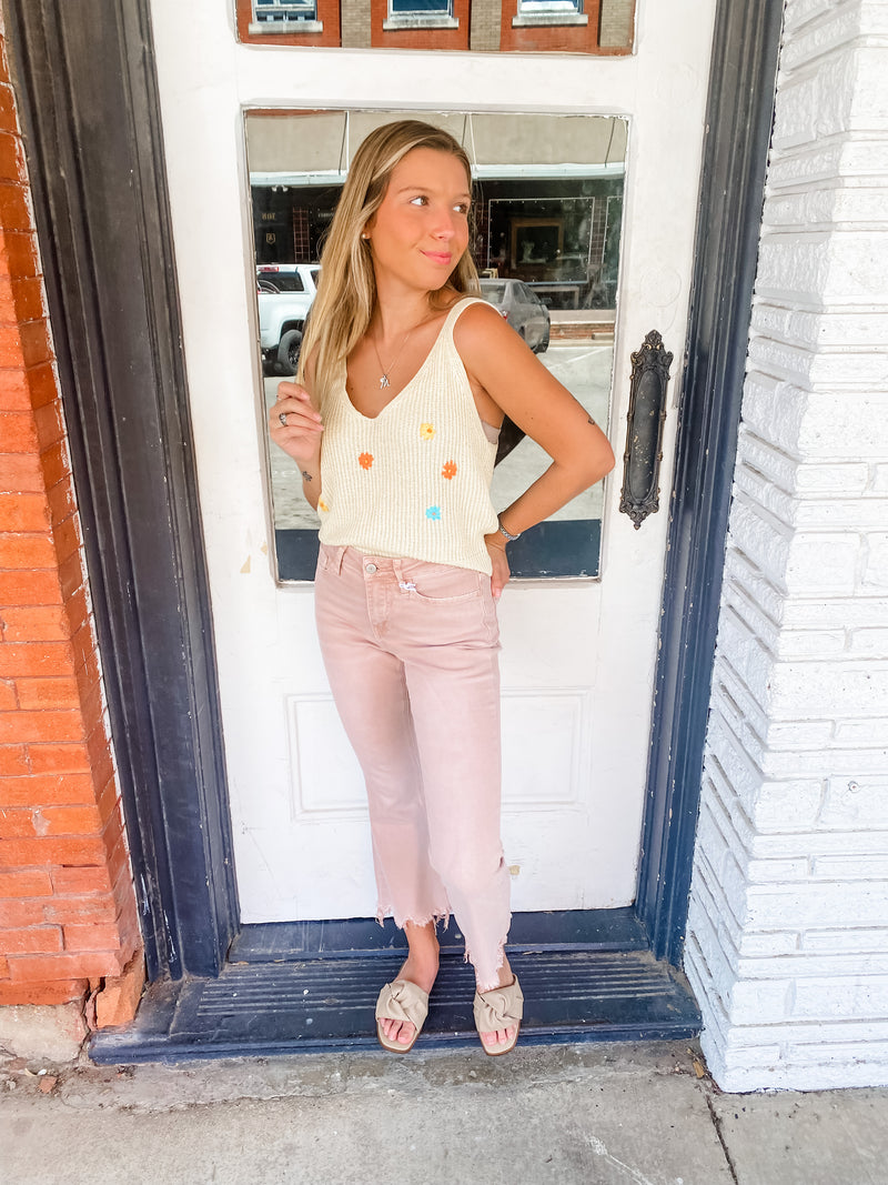 Flower Child Sweater Tank