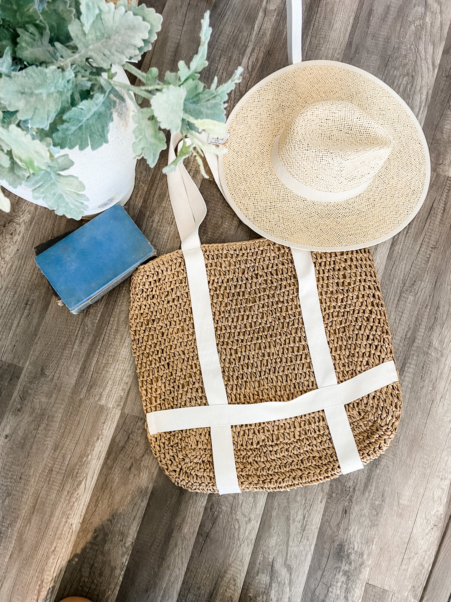 Rattan Hat Beach Bag